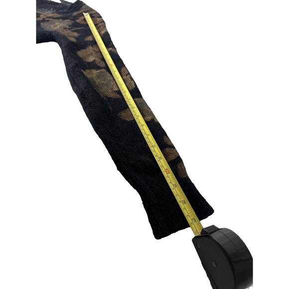 Vintage Camellia Boutique Angora Rabbit Hair Y2K Floral Cardigan Diamond Buttons - Picture 13 of 13